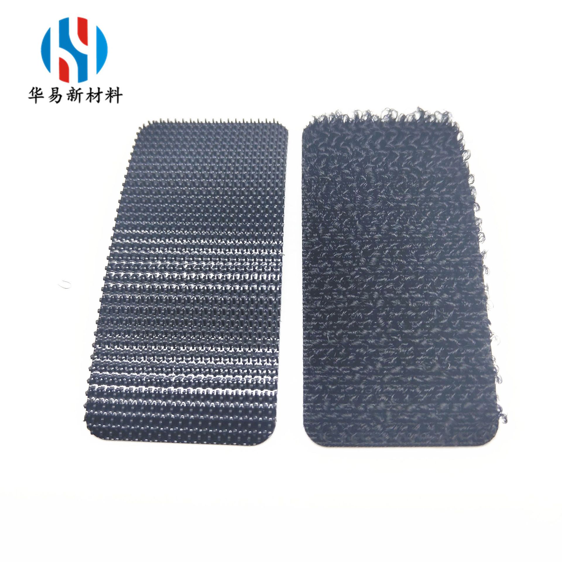 Semicircle Velcro nylon blended punching Velcro buckle with round head special-shaped processing non-scratch hair shooting hook