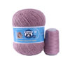 Source supply of coarse hand-woven long-haired mink pompon ball woven yarn wholesale DIY wool wholesale and retail