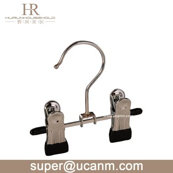 Trouser Clip, Sock Clip, Boot Clip, Chrome-Plated Iron Clip, Clothing Store Trouser Clip Rack, Peaked Cap Clip, Wet and Dry Laundry Hook Hook