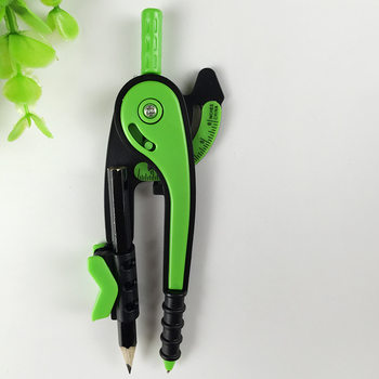 Manufacturer Wholesale Mathematics Set Plastic Compass Set Protractor Ruler Geometric Drawing Compass 998 Compass