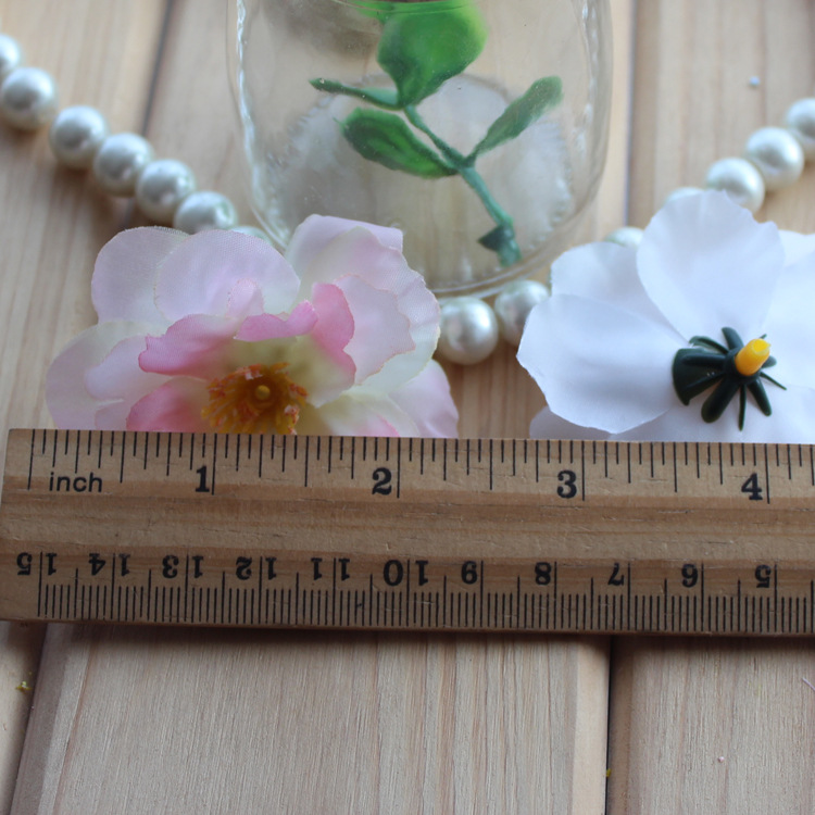 热卖diy仿真牡丹花 绢花花朵 婚庆花花头 花环材料 舞蹈裙花朵