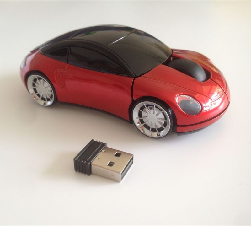 创意3D汽车鼠标usb无线鼠标时尚保时捷卡通光电鼠标无线电脑配件