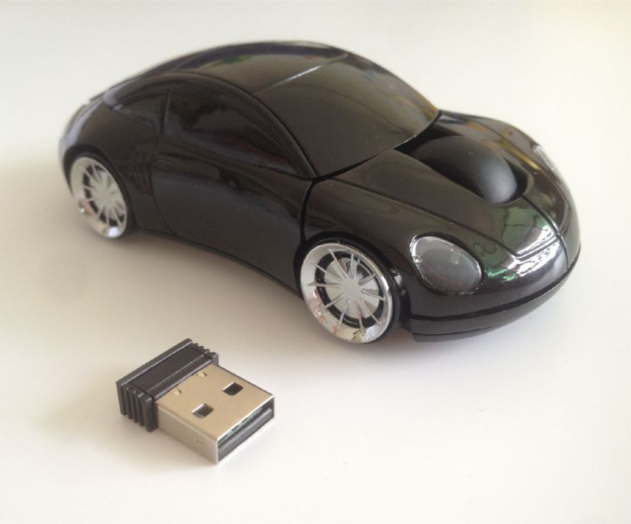 创意3D汽车鼠标usb无线鼠标时尚保时捷卡通光电鼠标无线电脑配件