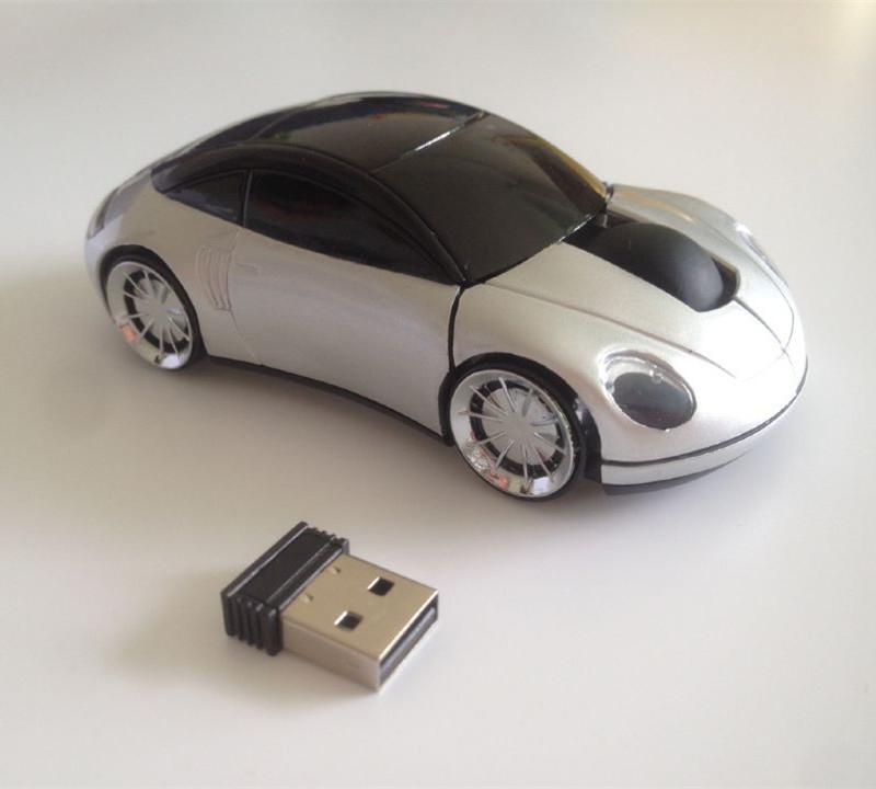 创意3D汽车鼠标usb无线鼠标时尚保时捷卡通光电鼠标无线电脑配件