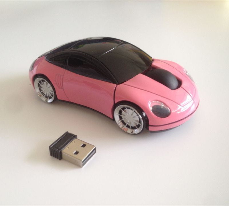 创意3D汽车鼠标usb无线鼠标时尚保时捷卡通光电鼠标无线电脑配件