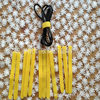 Yellow back-to-back tie telecom chassis tie hook and loop tie 10*100MM long in stock wholesale