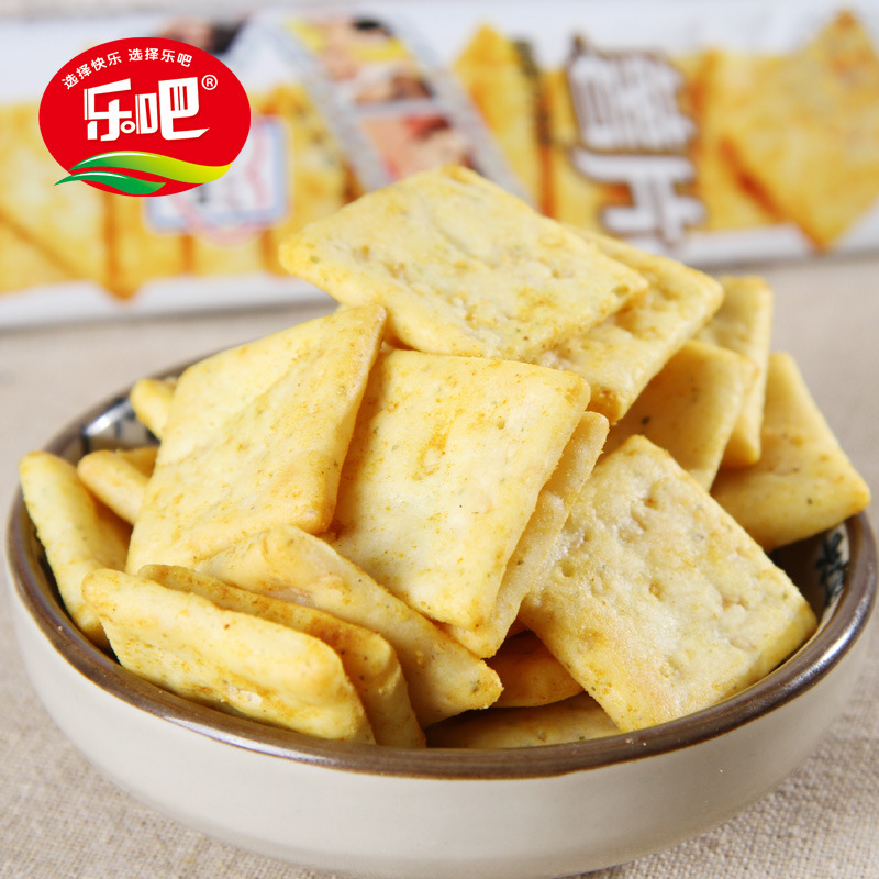 Leba potato chips non-fried casual baking food Tianjin snack factory snack 50g Full box wholesale