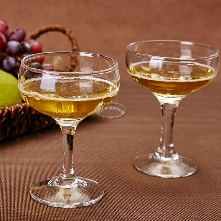 European Style Champagne Tower Cup, Saucer-Shaped Tall Wedding Tower Cup, Bar Creative Wide-Mouth Cocktail Cup