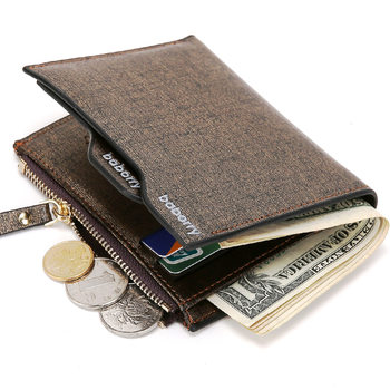 Cross-border business men's wallet men's fashion zipper men's bag coin purse men's wallet