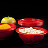 Disposable bowl chopsticks wedding red plastic bowl for children 345ML20 food grade plastic bowl lunch box take-out