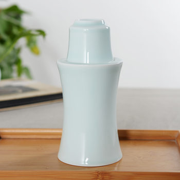 Celadon wine warmer suit ceramic wine warmer wine glass three or two half jin hot wine set promotional gift