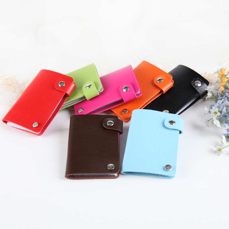 Multifunctional card bag PU leather rotating card bag card bag mixed batch bank card bag wholesale credit card bag set