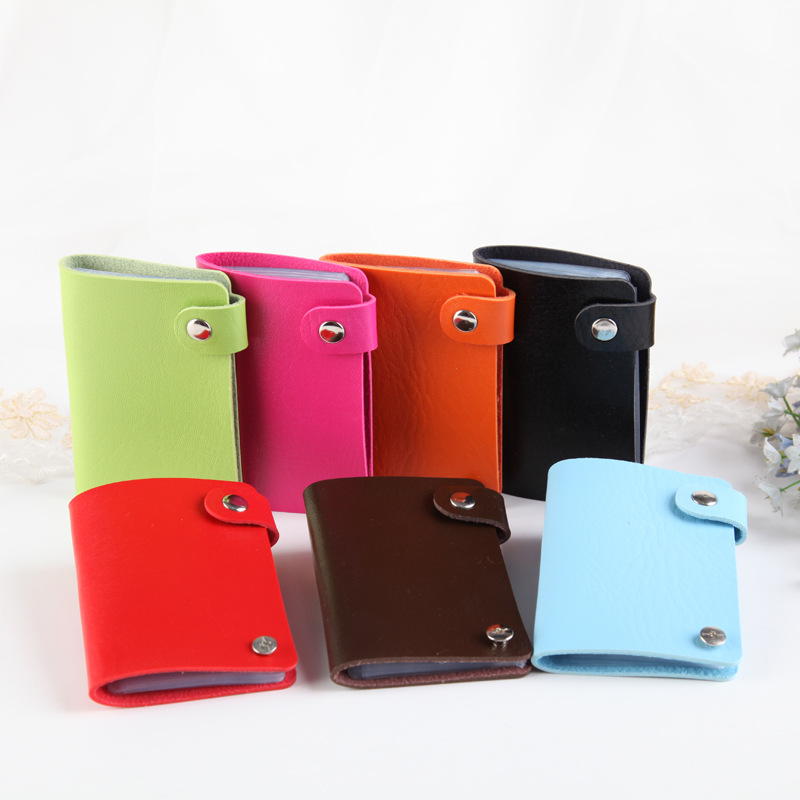 Multifunctional card bag PU leather rotating card bag card bag mixed batch bank card bag wholesale credit card bag set