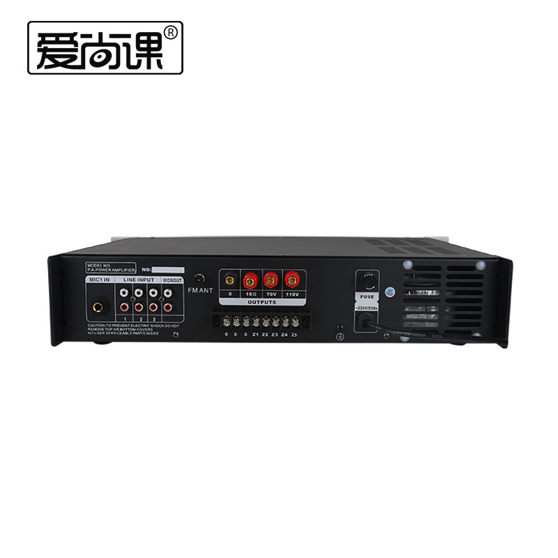 Aishang class USB-60F Bluetooth constant pressure amplifier ceiling speaker background music Campus system power amplifier 60W