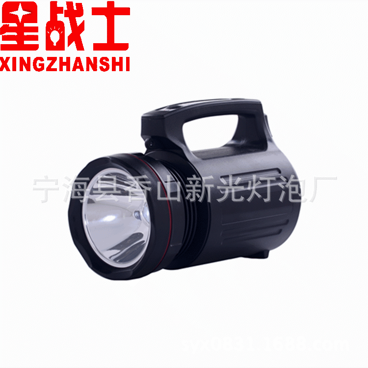 Led Lighting Flashlight Star Warrior L2 Rechargeable Patrol Portable Light T6 Outdoor Strong Light Patrol Industrial and Mining Light