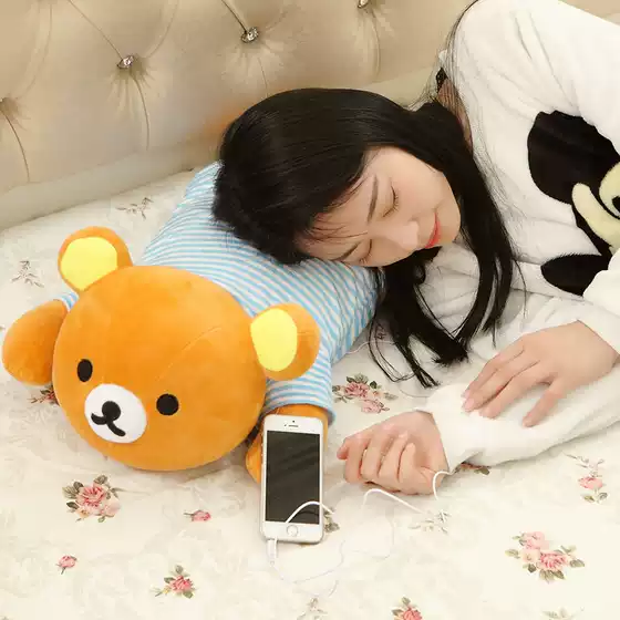 Plush toy New Bear cushion pillow Bluetooth music pillow lying nap pillow birthday gift