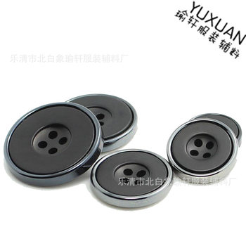 Factory Supply Exquisite Resin Combination Button Button Men's and Women's Coat Button Suit Coat Coat Coat Suit Button Button