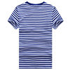 200g Autumn New Men's Striped Blue and White T-Shirt Long-Sleeved Sailor Shirt Crew Neck Cultural Shirt Activity Class Uniform