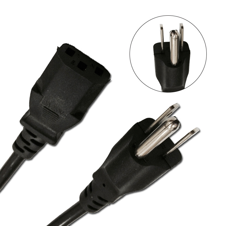 American Standard Computer Power Cord American Style Suffix Wire Wire 1.5m American Standard Plug Power Cord