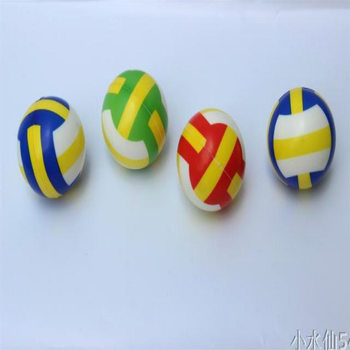 Factory direct PU sponge solid ball volleyball accessories simulation Football toy ball Amazon hot sale