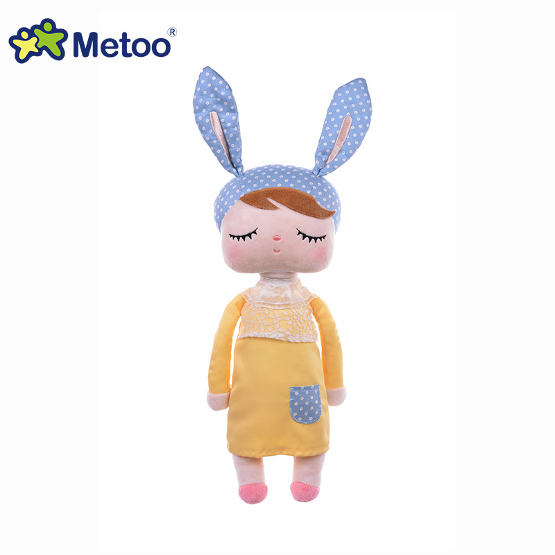 跨境Metoo咪兔安吉拉公仔女孩毛绒玩具兔子玩偶宝宝安抚陪伴娃娃
