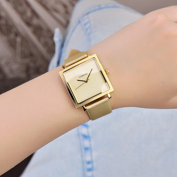 Manufacturers a generation of large dial fashion creative Square Quartz watch women's simple ladies brand women's watch
