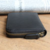 New Men's Genuine Leather Zipper Coin Purse Women's Cowhide Short Small Purse Trendy Logo Manufacturer Wholesale