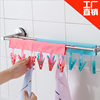 Portable fabric hanger foldable travel convenience hanger bathroom hanger clothes clip wholesale