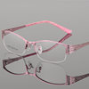 Women's Metal Half-Frame Ultra-Light Myopia Glasses Frame Ladies' Elegant Eyeglass Frame Cross-Border Optical Glasses Frame 99001