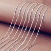 Pendant-Free Clavicle Chain Box Thin Chain Naked Chain Plain Chain Snake Bone Chain Niche High-End Necklace for Women