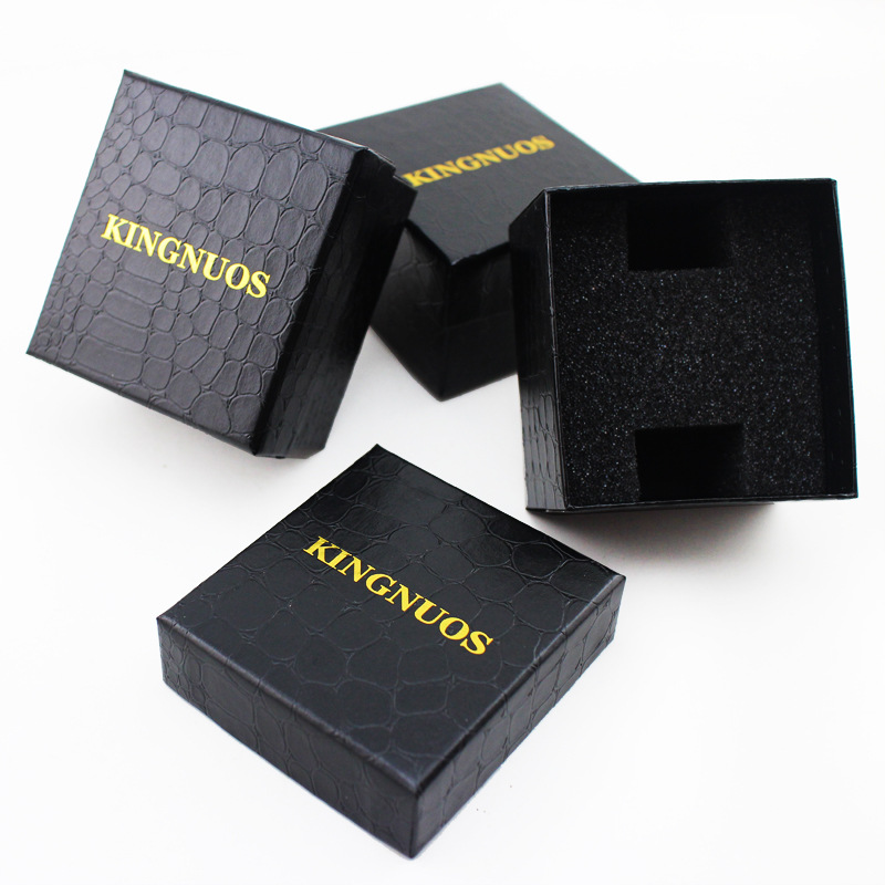 Exquisite Gold-Stamped Original Watch Box, Watch Packaging Box, Imitation Leather Crocodile Skin Pattern Watch Box, Factory Direct Sales