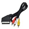 Foreign trade export NES red and white machine broom head line Nes scart rgb cable 1.8m video line