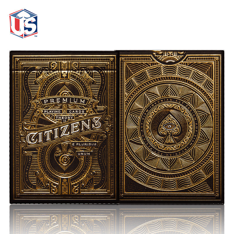 Игральные карты Huiqi Citizen с цветочной нарезкой, трехмерные роскошные Citizens T11 Изображение 1