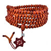 108 Sandalwood Buddha Beads Bracelet Fashion Ladies Casual Three Circle Bracelet Women's Jianghu Stall Hot Jewelry Wholesale