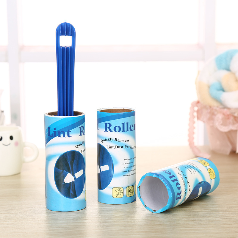 Factory wholesale home green roller type sticky dust collector new tearable sticky wool dust collector can replace sticky paper