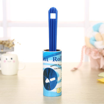 Factory wholesale home green roller type sticky dust collector new tearable sticky wool dust collector can replace sticky paper