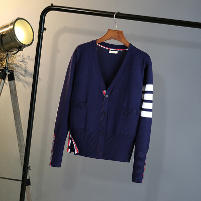 男女针织开衫女短款毛衣女情侣秋装春秋季宽松外套针织外套