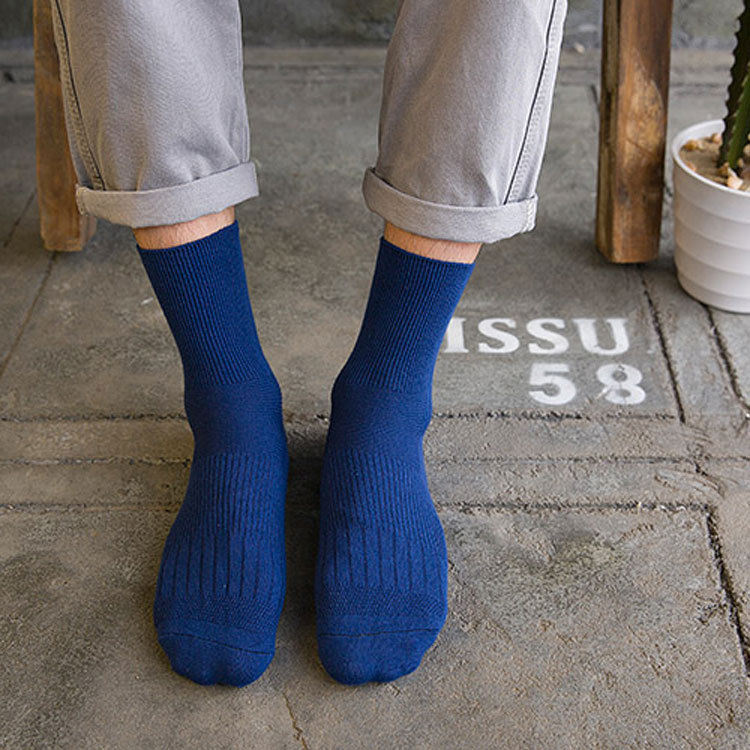 04堆堆袜子女春季新款厂家批发百搭男女棉中筒袜子透气情侣袜子