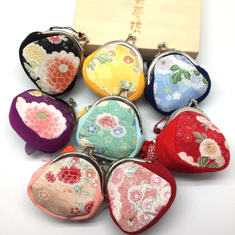 Lucky Cat Babao Coin Purse# AB-4/10 Happy House and Wind Fabric Jewelry Bag