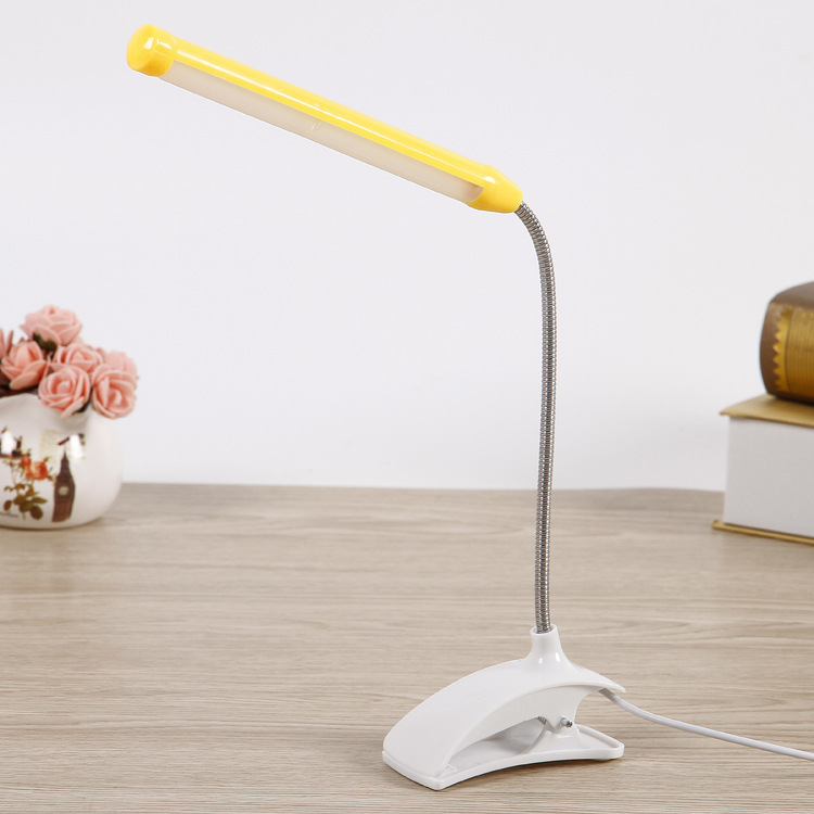 Creative LED small desk lamp USB clip lamp eye protection desk lamp student dormitory desk gift factory wholesale