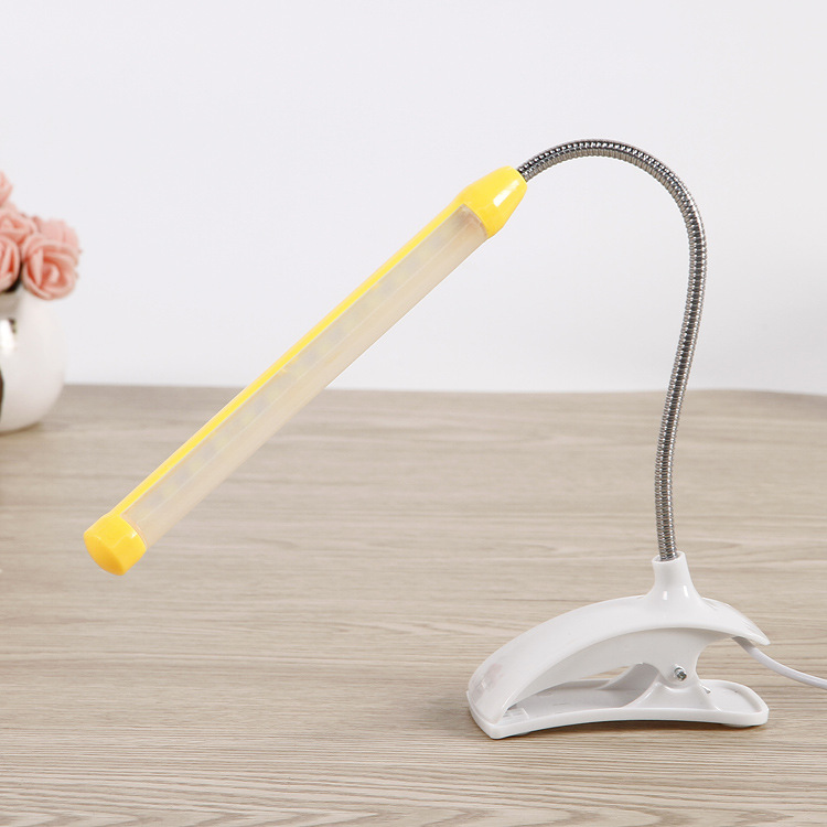 Creative LED small desk lamp USB clip lamp eye protection desk lamp student dormitory desk gift factory wholesale