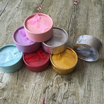 Large round set box ring earrings pendant box jewelry packaging box factory direct wholesale