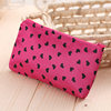 Cosmetic bag small Korean version of cosmetics storage bag love cosmetic bag Taobao gifts hand bag satin small bag wholesale