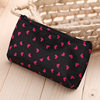 Cosmetic bag small Korean version of cosmetics storage bag love cosmetic bag Taobao gifts hand bag satin small bag wholesale