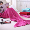 New Summer Imitation Cashmere Blanket Mermaid Blanket Office Sofa Blanket Thickened Knitted Air Conditioning Blanket Mattress