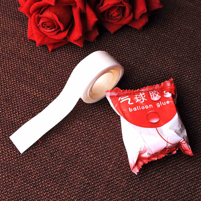 Factory direct sales balloon traceless glue dot traceless double-sided balloon glue paste balloon decoration special polka dot transparent glue dot