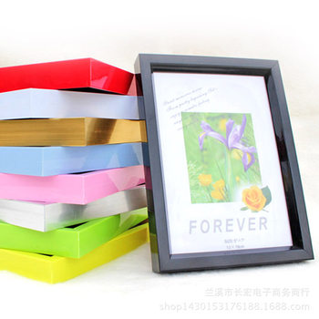 Creative Pvc Plastic Photo Frame Button Painting Decorative Frame Grains Mounting Frame A3A 4inch Hanging Photo Wall