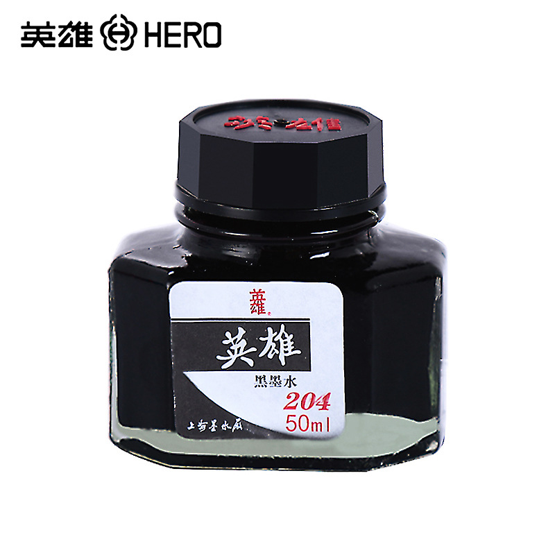Large capacity ink non-carbon 203 blue 204 black ink does not block pen quick-drying pen ink