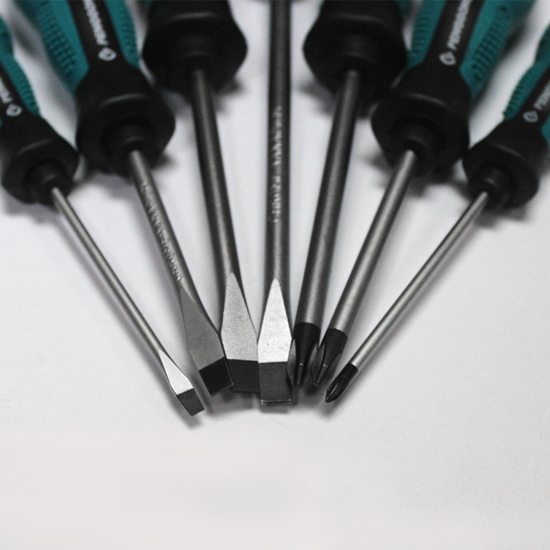 鹏工十字一字螺丝刀批发 铬钒钢强磁硬度手动螺丝批 起子小改锥