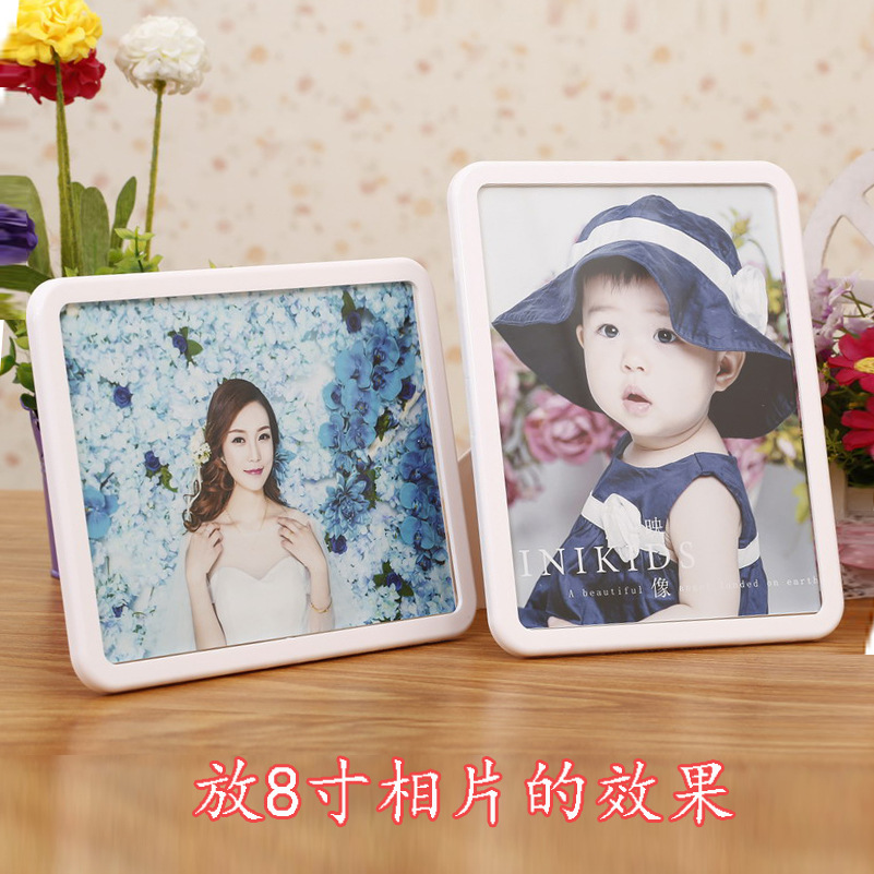 Korean-style photo frame decoration 7-inch 6-inch 8-inch 7-inch 5-inch wedding photo creative simple Children Baby photo frame